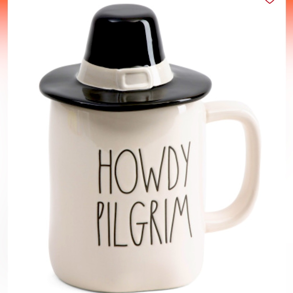NWT NIB RAE DUNN “Howdy Pilgrim” ☕️ mug
